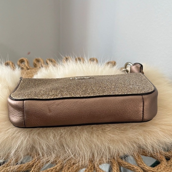 Coach Gold Glitter Wristlet - Picture 6 of 8